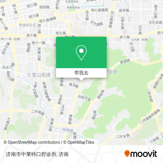 济南市中莱特口腔诊所地图