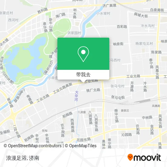 浪漫足浴地图
