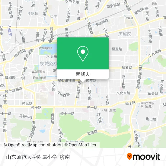 山东师范大学附属小学地图