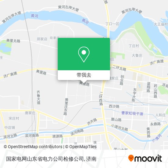 国家电网山东省电力公司检修公司地图