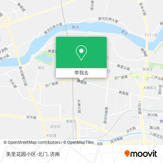 美里花园小区-北门地图