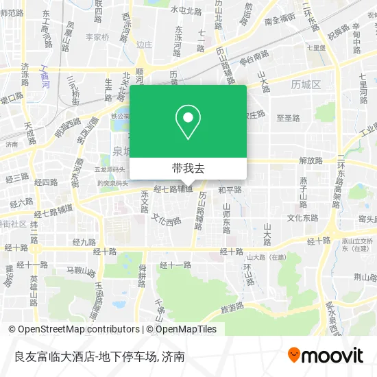 良友富临大酒店-地下停车场地图