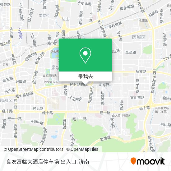 良友富临大酒店停车场-出入口地图