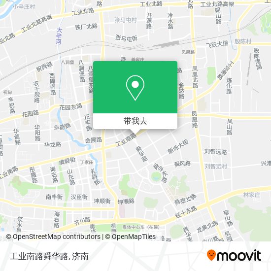 工业南路舜华路地图