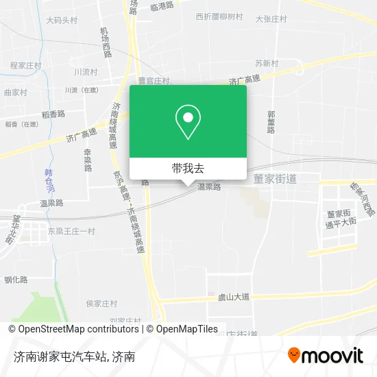 济南谢家屯汽车站地图