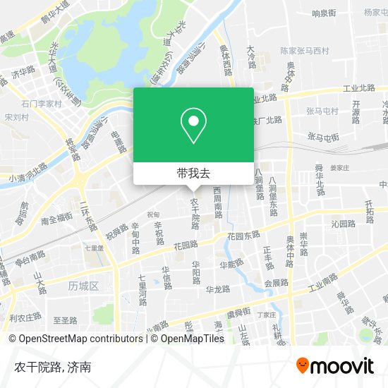 农干院路地图