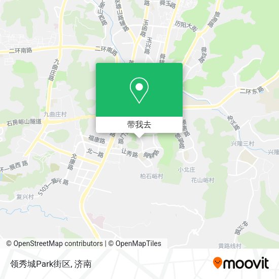 领秀城Park街区地图