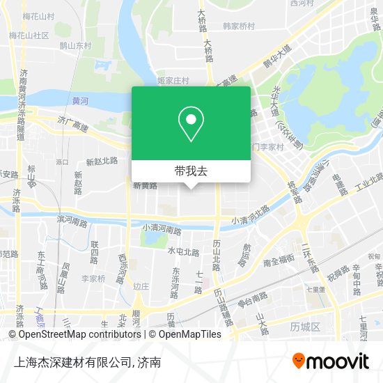 上海杰深建材有限公司地图