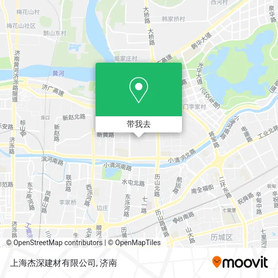 上海杰深建材有限公司地图