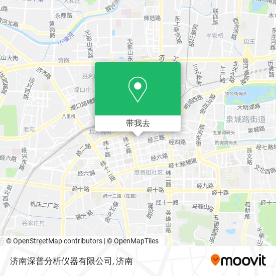 济南深普分析仪器有限公司地图