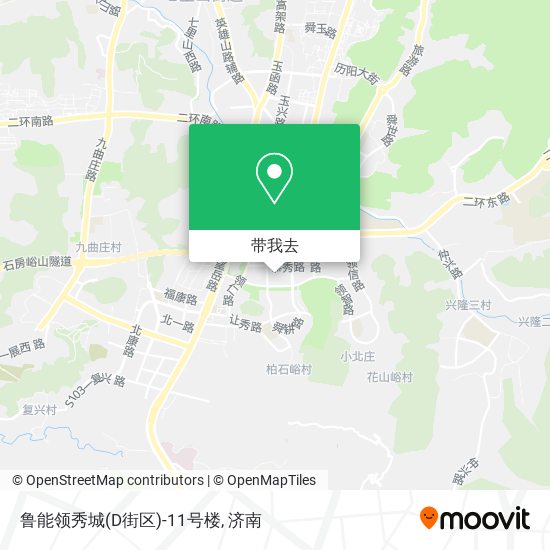 鲁能领秀城(D街区)-11号楼地图