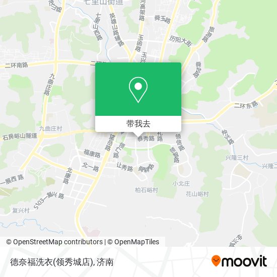 德奈福洗衣(领秀城店)地图