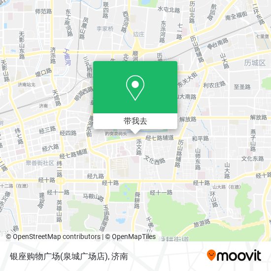 银座购物广场(泉城广场店)地图