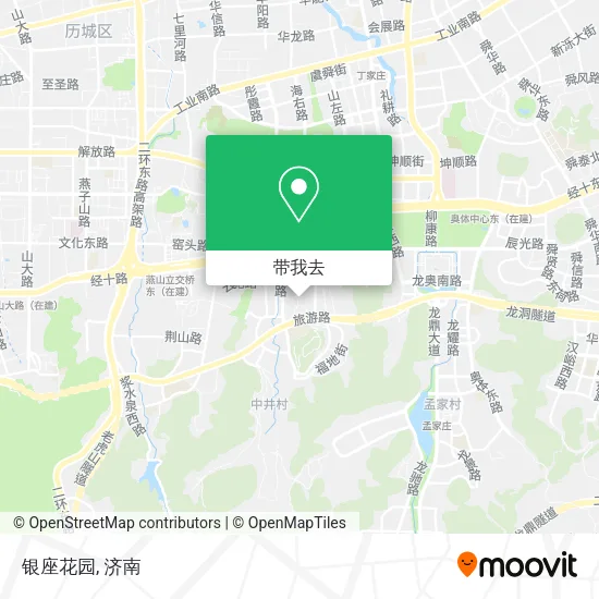 银座花园地图