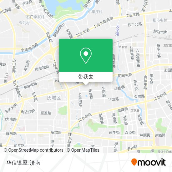华信银座地图