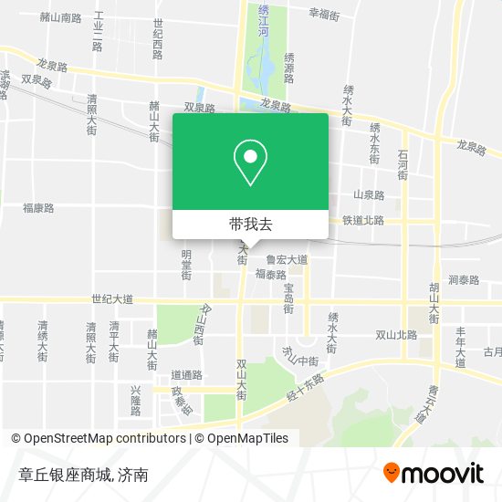 章丘银座商城地图