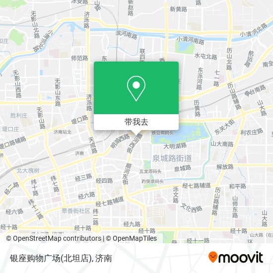 银座购物广场(北坦店)地图