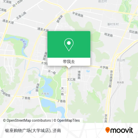 银座购物广场(大学城店)地图