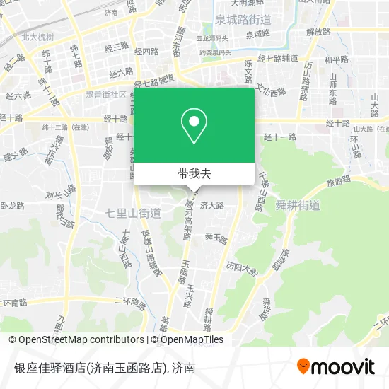 银座佳驿酒店(济南玉函路店)地图