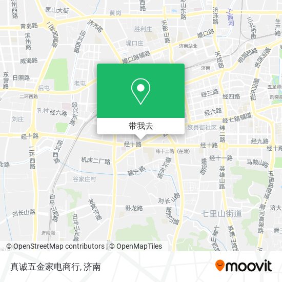真诚五金家电商行地图