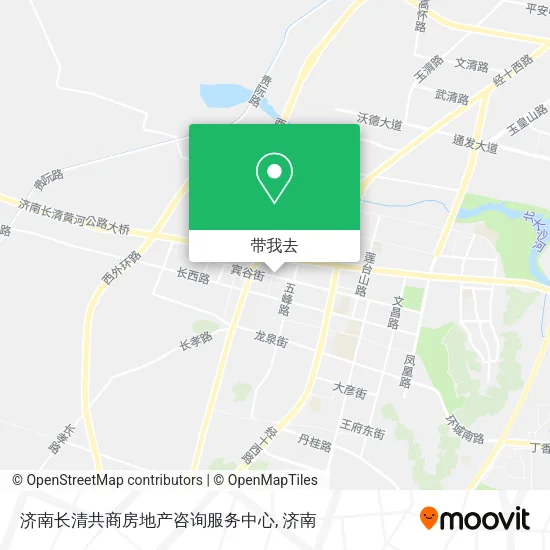 济南长清共商房地产咨询服务中心地图