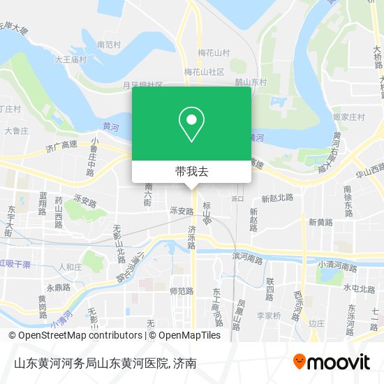 山东黄河河务局山东黄河医院地图