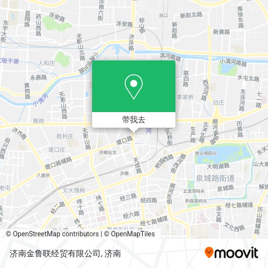济南金鲁联经贸有限公司地图