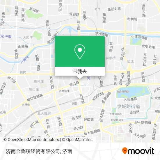 济南金鲁联经贸有限公司地图