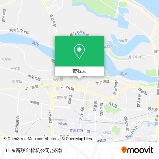 山东新联金棉机公司地图