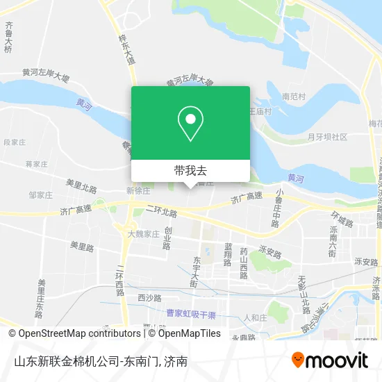 山东新联金棉机公司-东南门地图
