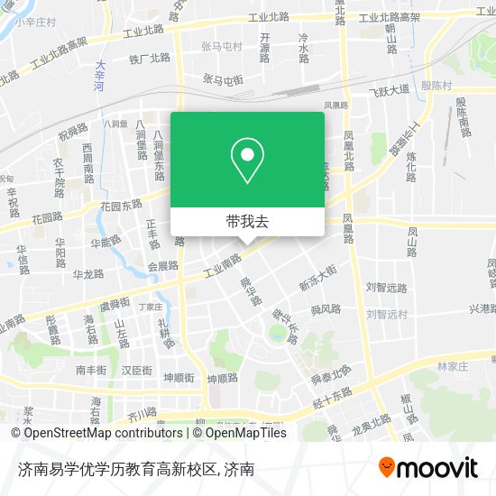 济南易学优学历教育高新校区地图