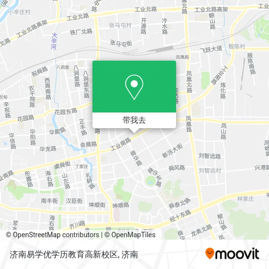 济南易学优学历教育高新校区地图