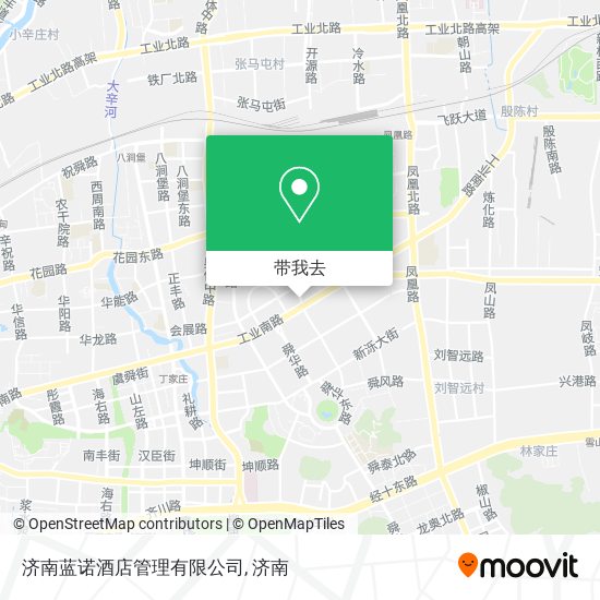 济南蓝诺酒店管理有限公司地图