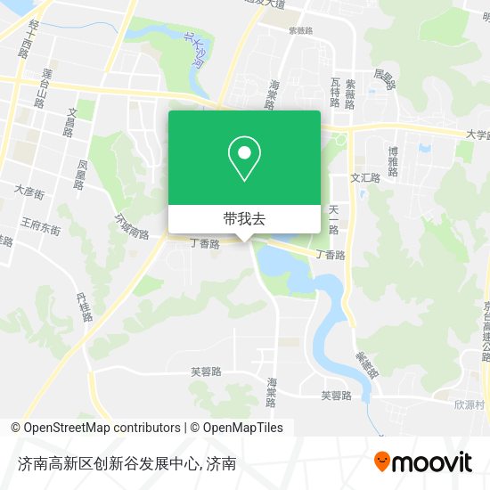 济南高新区创新谷发展中心地图