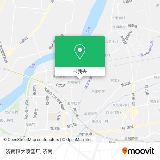 济南恒大喷塑厂地图