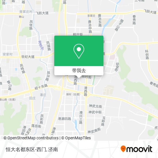 恒大名都东区-西门地图