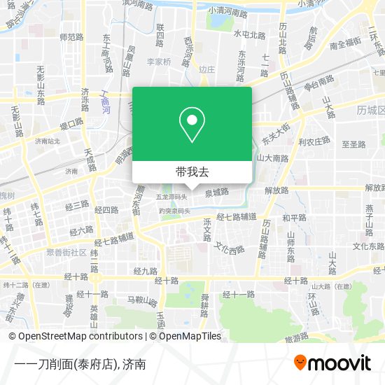 一一刀削面(泰府店)地图