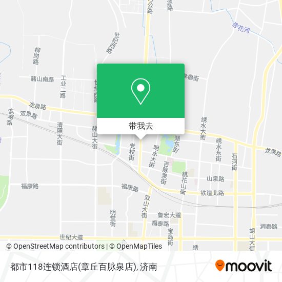 都市118连锁酒店(章丘百脉泉店)地图