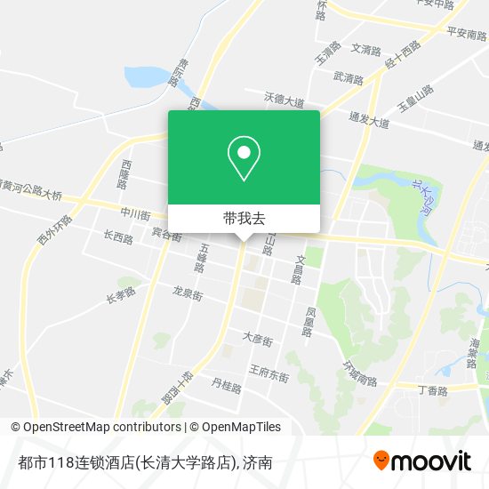 都市118连锁酒店(长清大学路店)地图