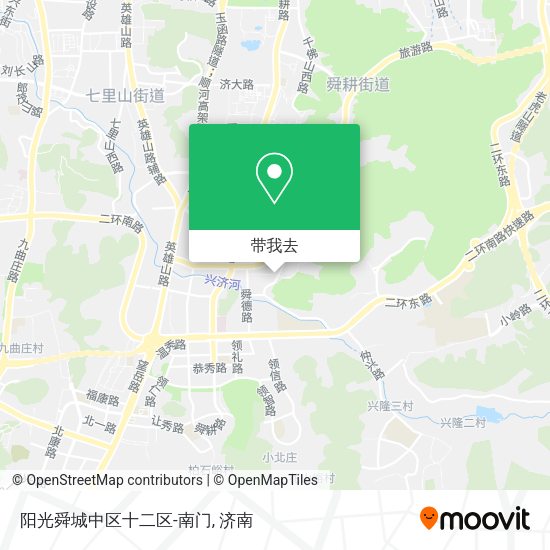 阳光舜城中区十二区-南门地图
