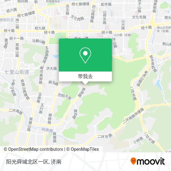 阳光舜城北区一区地图