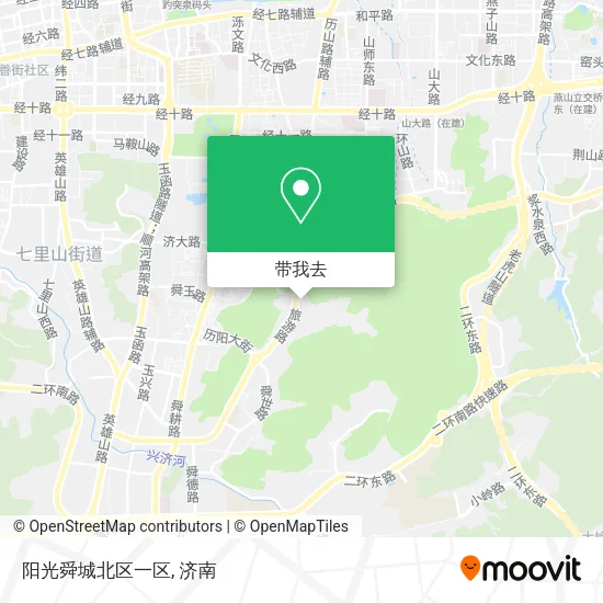 阳光舜城北区一区地图