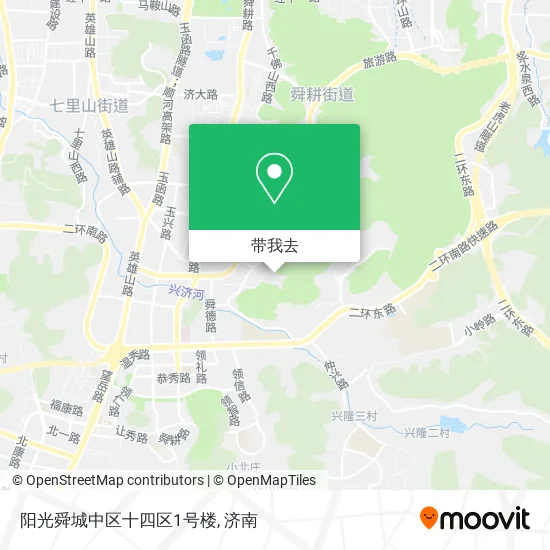 阳光舜城中区十四区1号楼地图