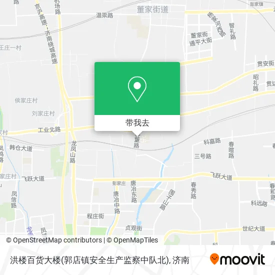 洪楼百货大楼(郭店镇安全生产监察中队北)地图