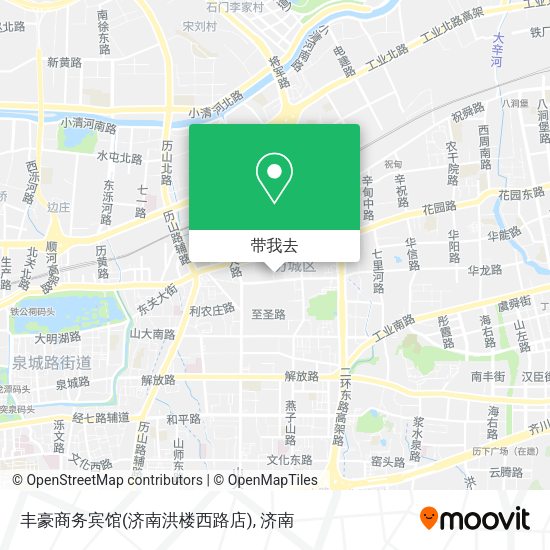 丰豪商务宾馆(济南洪楼西路店)地图