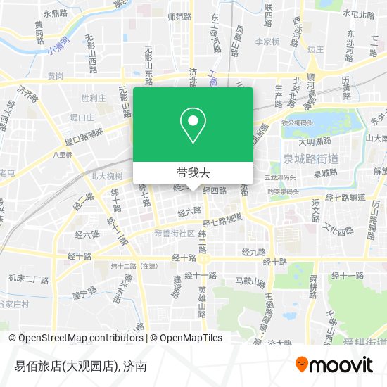 易佰旅店(大观园店)地图