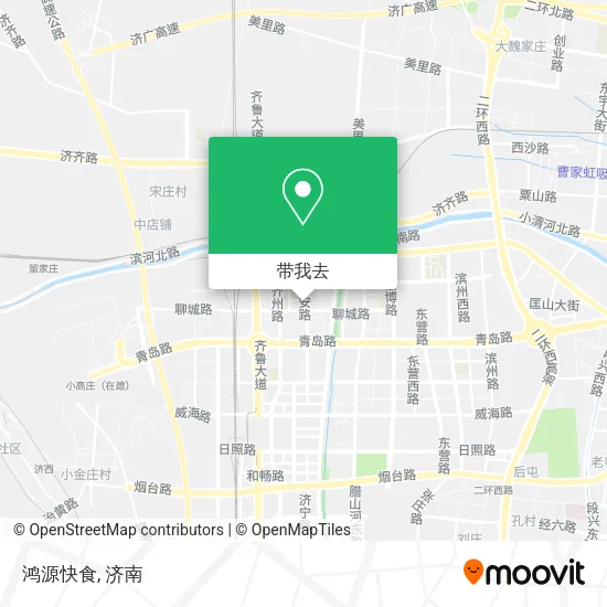 鸿源快食地图