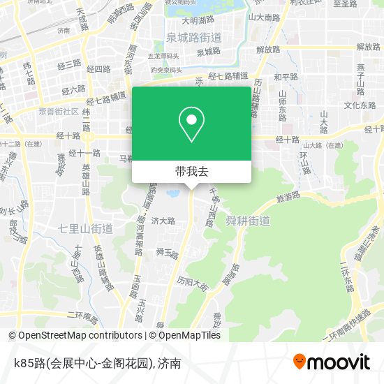 k85路(会展中心-金阁花园)地图
