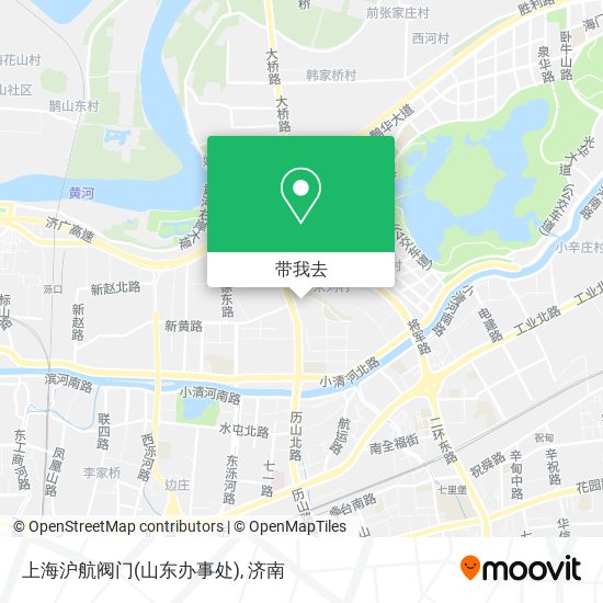 上海沪航阀门(山东办事处)地图