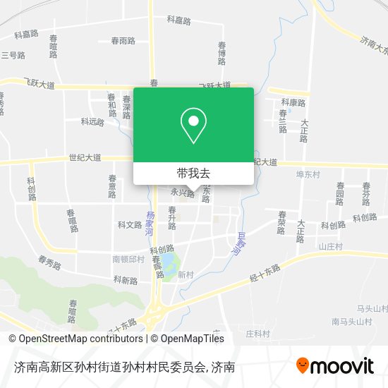 济南高新区孙村街道孙村村民委员会地图